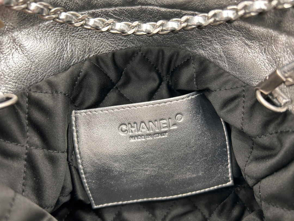 Chanel 22 Mini bag AS3980 Calfskin macrame Silver