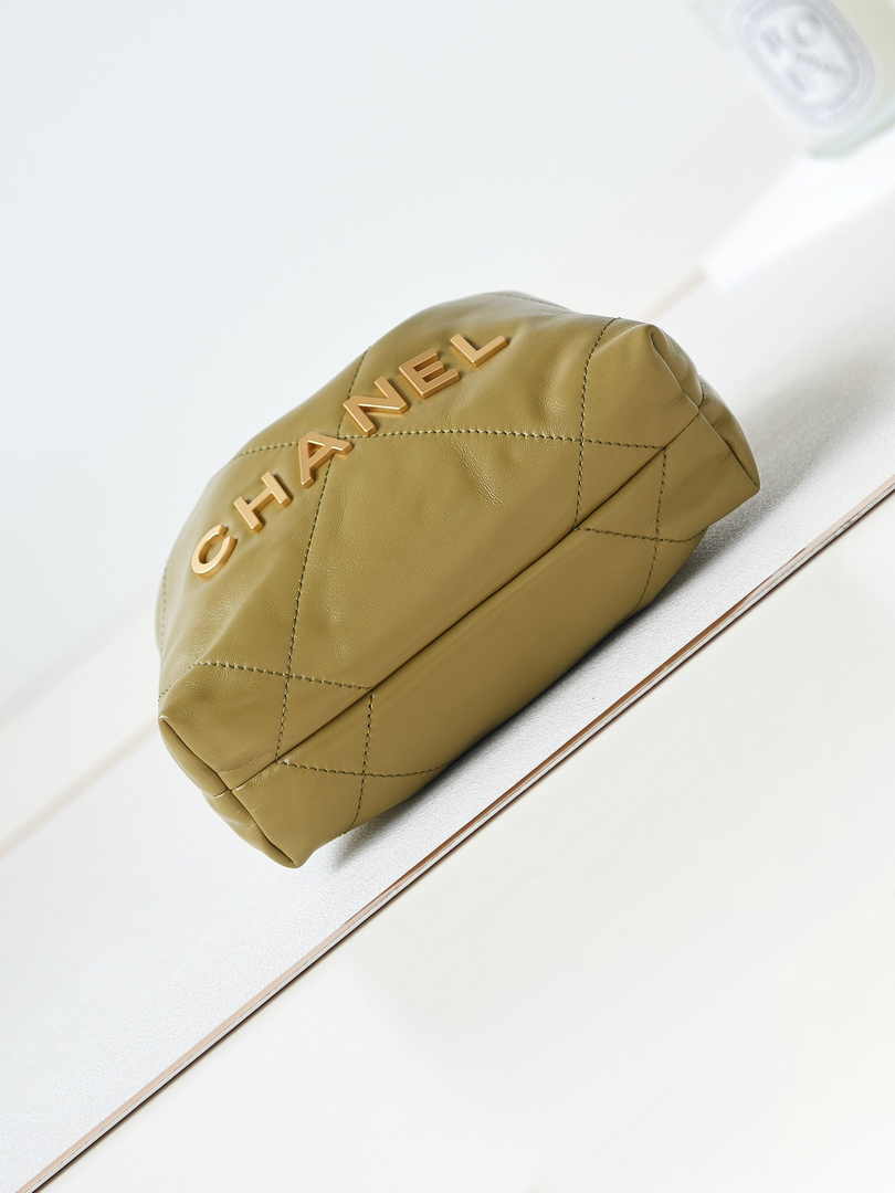 Chanel 22 Mini bag AS3980 Calfskin Green