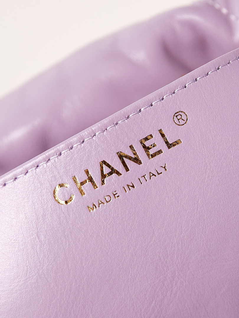 Chanel 22 Mini bag AS3980 Calfskin Purple