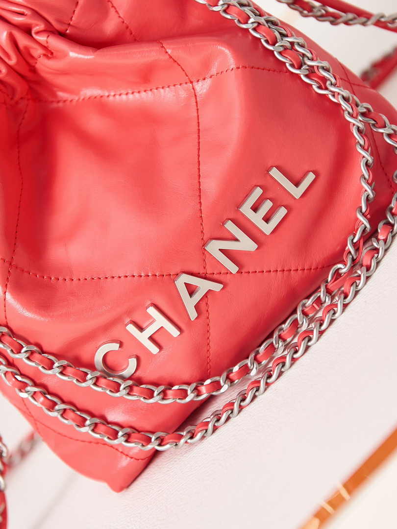 Chanel 22 Mini bag AS3980 Calfskin Pink
