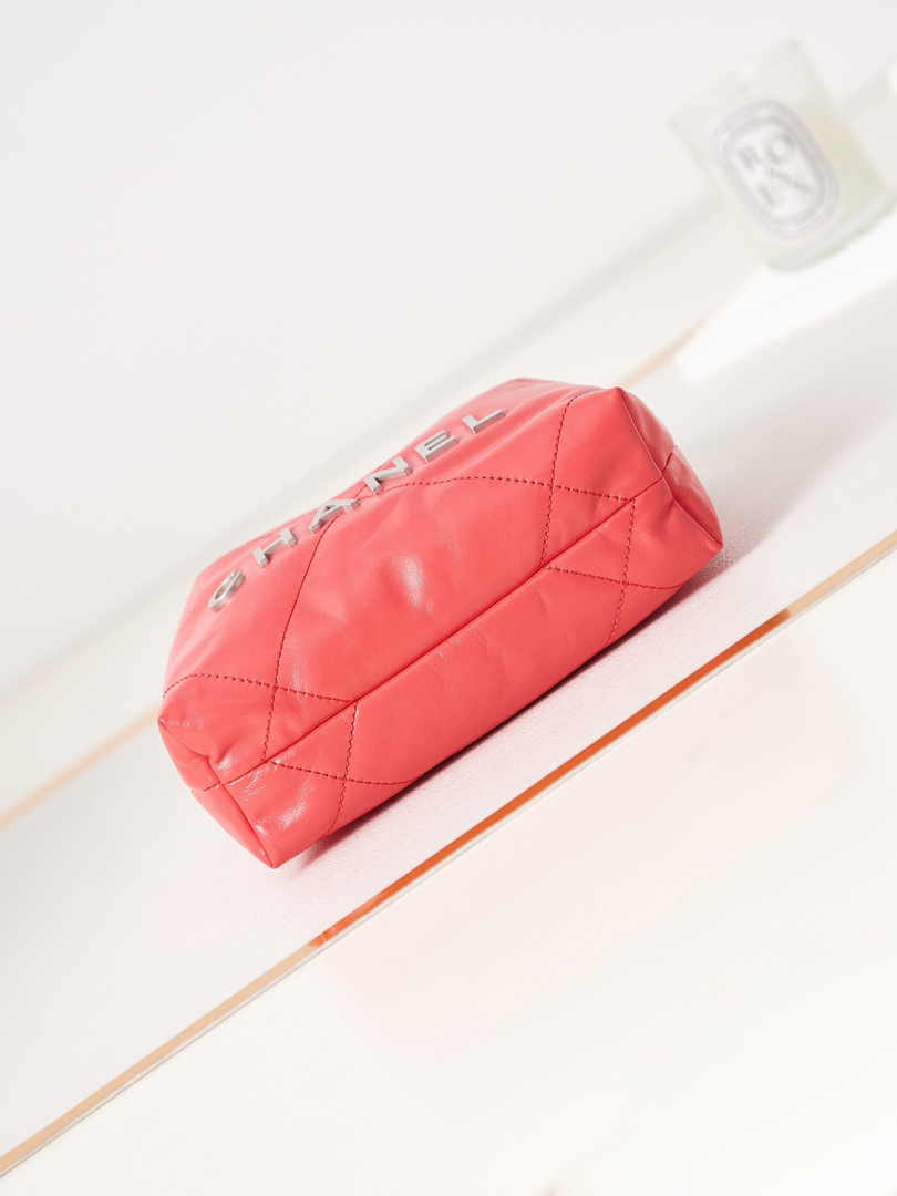 Chanel 22 Mini bag AS3980 Calfskin Pink