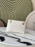 Chanel 22 Small Shopping Bag Lambskin White AS6248