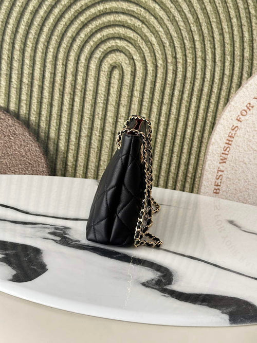 Chanel 22 Small Shopping Bag Lambskin Black AS6248