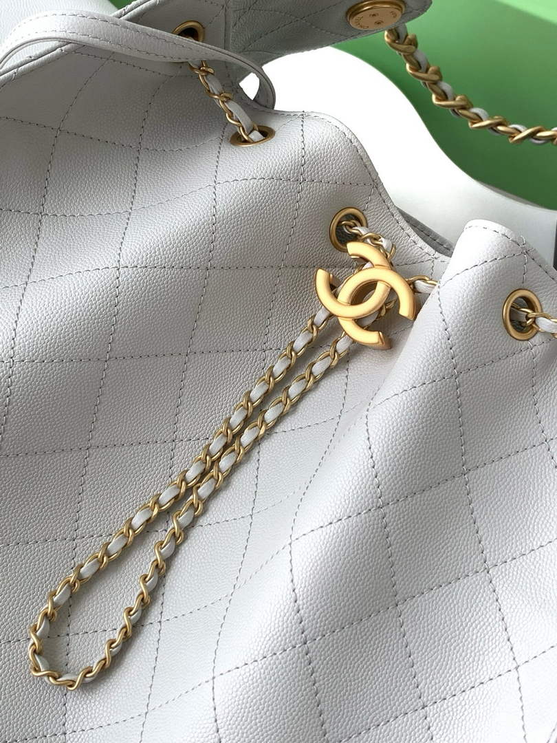 Chanel 25 Medium Hobo Bag, AS5311 Grained Calfskin Gray