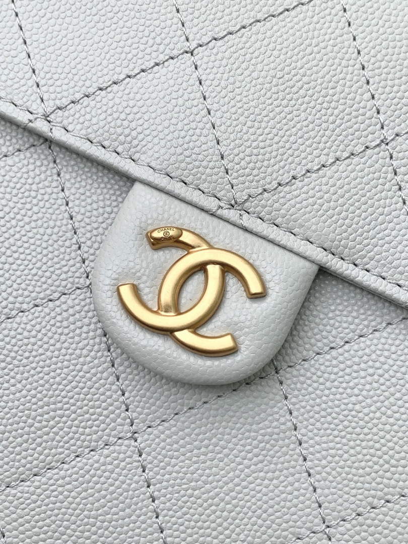 Chanel 25 Medium Hobo Bag, AS5311 Grained Calfskin Gray