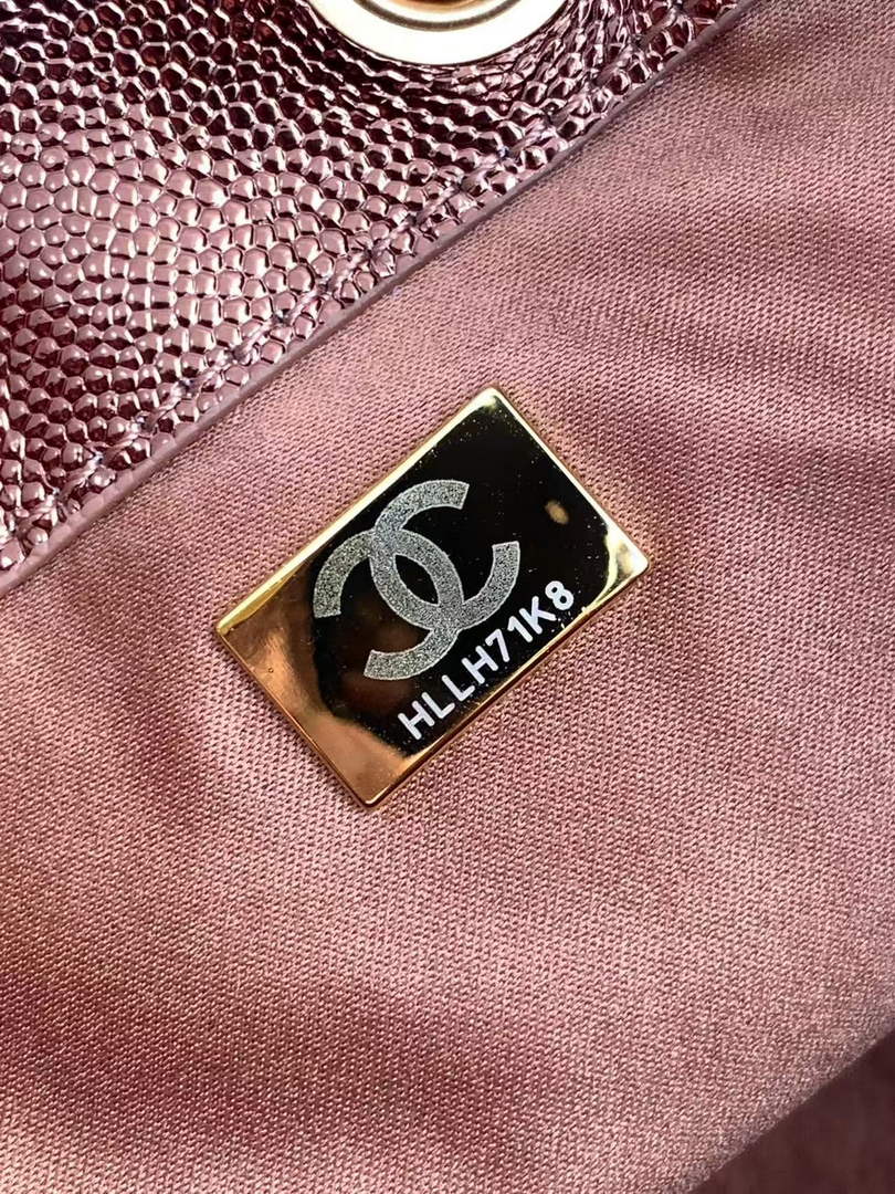 Chanel 25 Mini Handbag AS5631 - Bronze Grained Calfskin