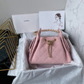 Chanel 25 Mini Handbag AS5631 - Pink Suede Calfskin