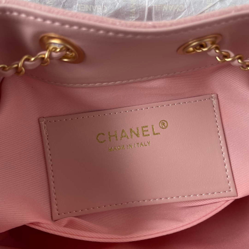 Chanel 25 Mini Handbag AS5631 - Pink Suede Calfskin