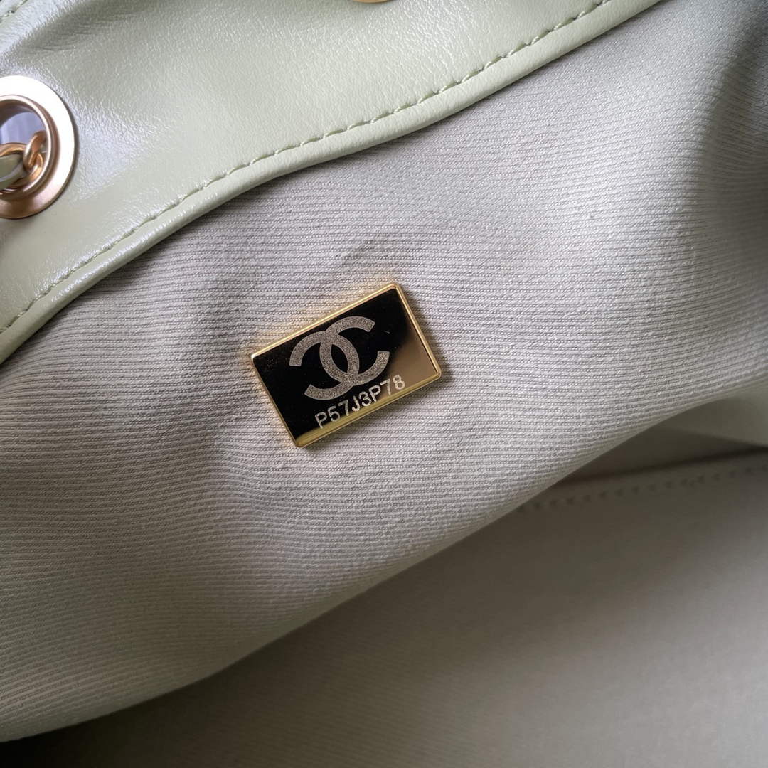 Chanel 25 Mini Handbag AS5631 - Green Suede Calfskin