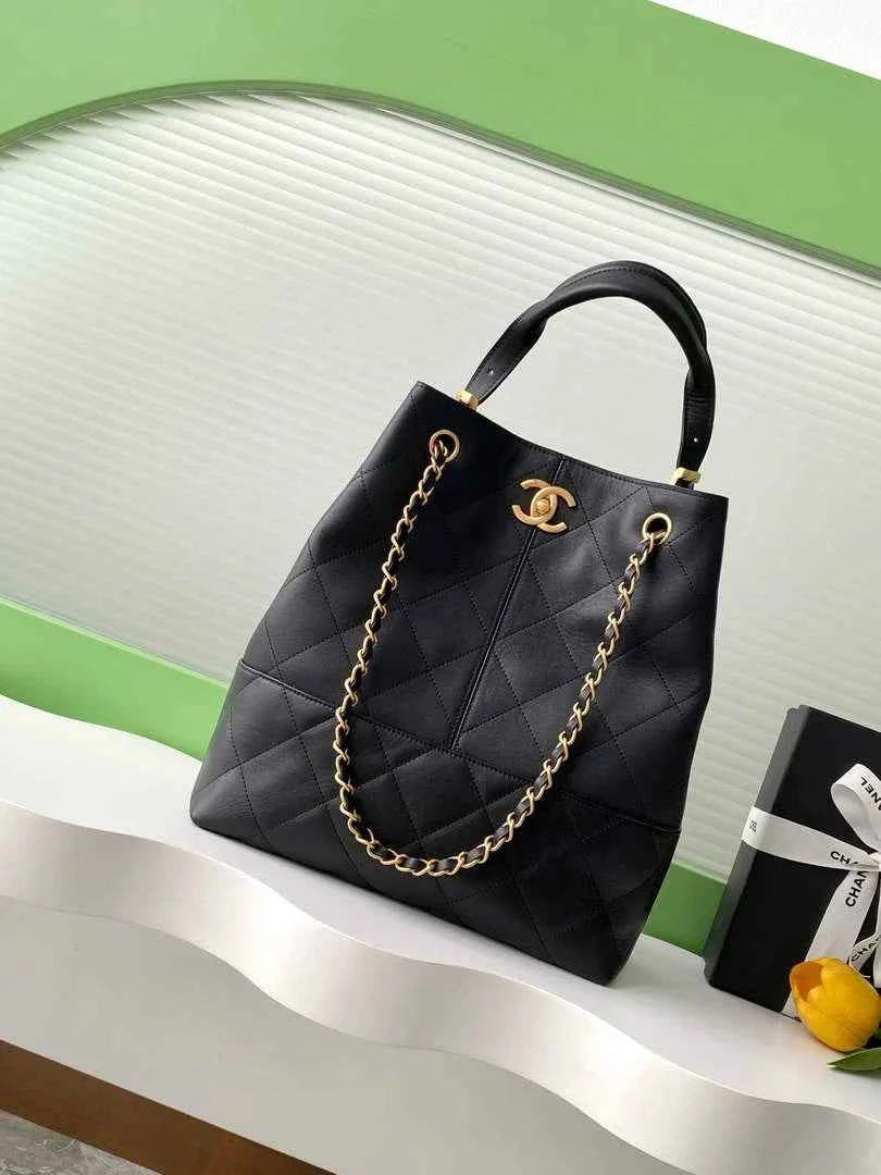 Chanel 25 Shopping Bag, AS5636 Suede Calfskin