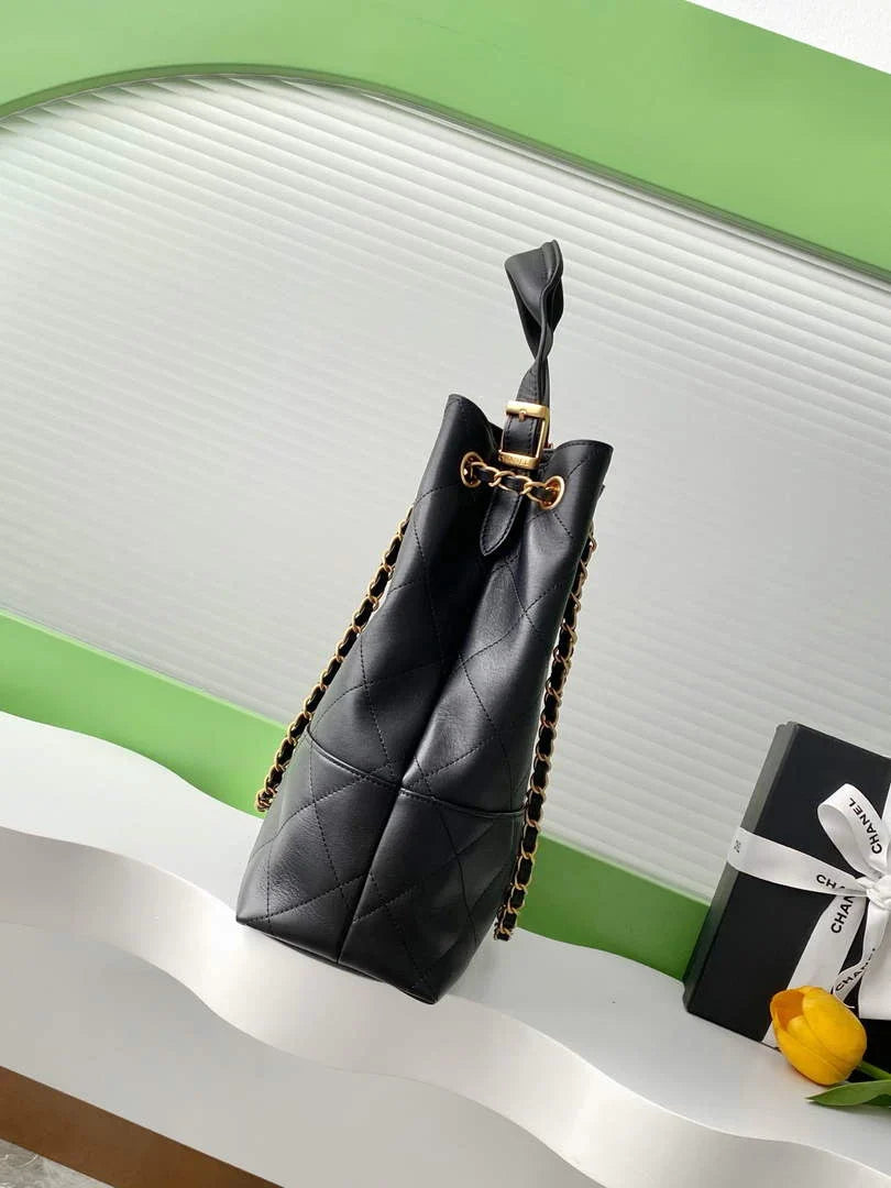 Chanel 25 Shopping Bag, AS5636 Suede Calfskin