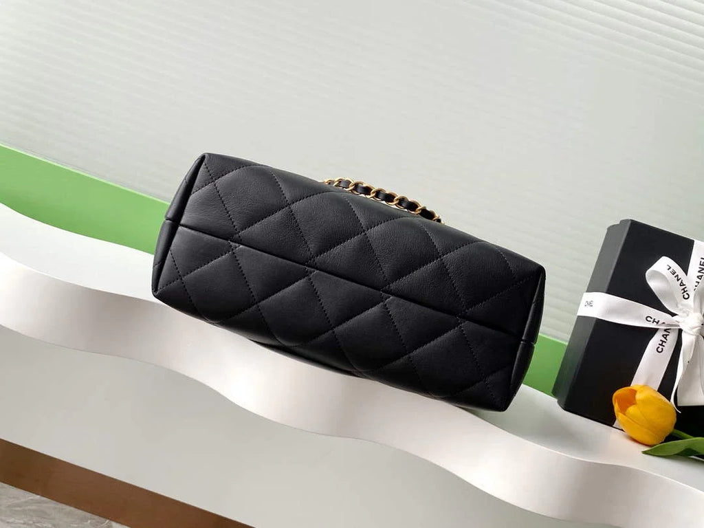 Chanel 25 Shopping Bag, AS5636 Suede Calfskin