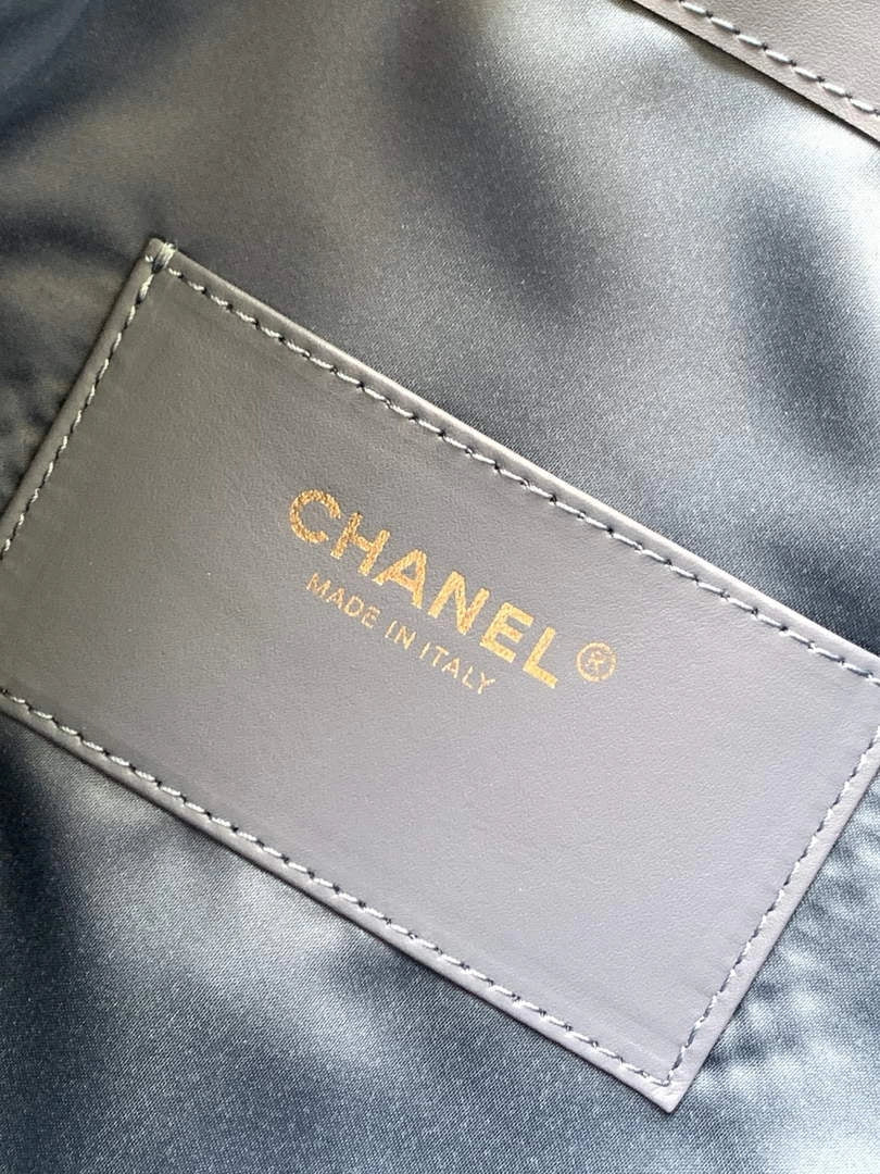 Chanel 25 small handbag, AS5293 Suede Blue