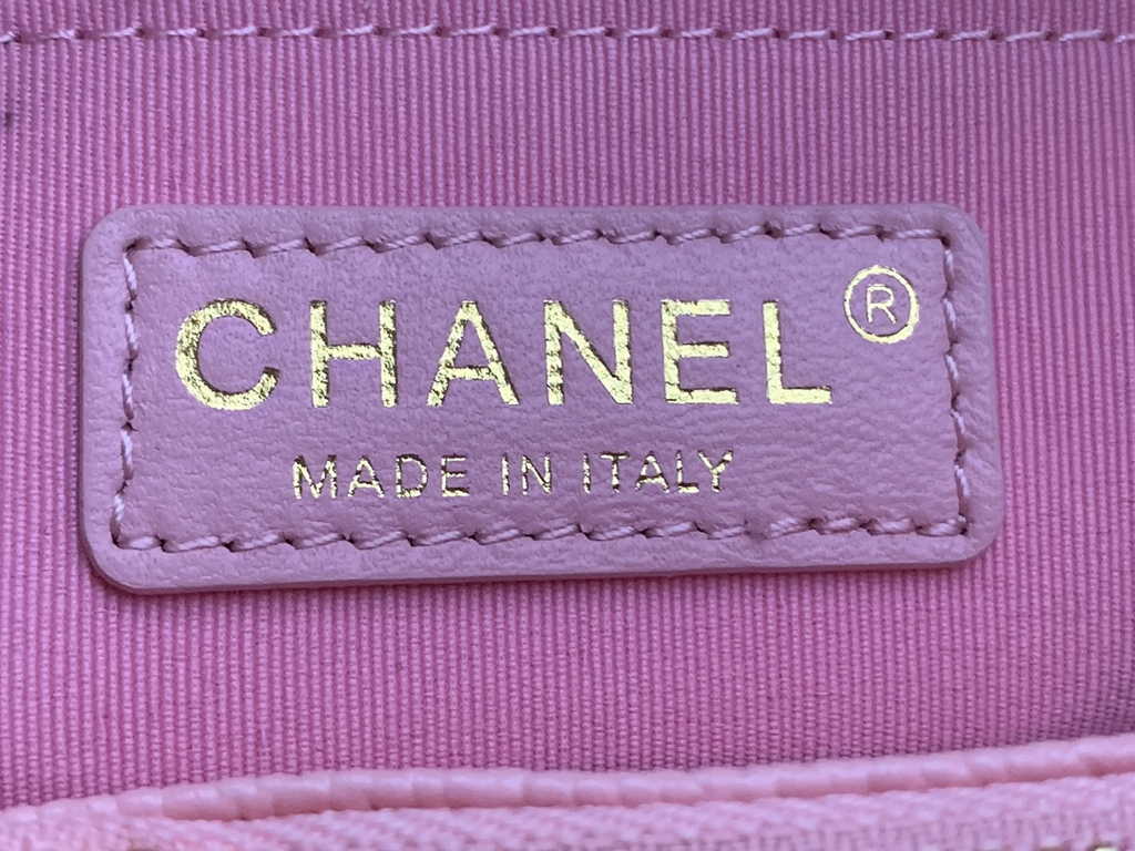 Chanel A50995 Matelasse GST Chain Tote Bag Calfskin Pink Gold