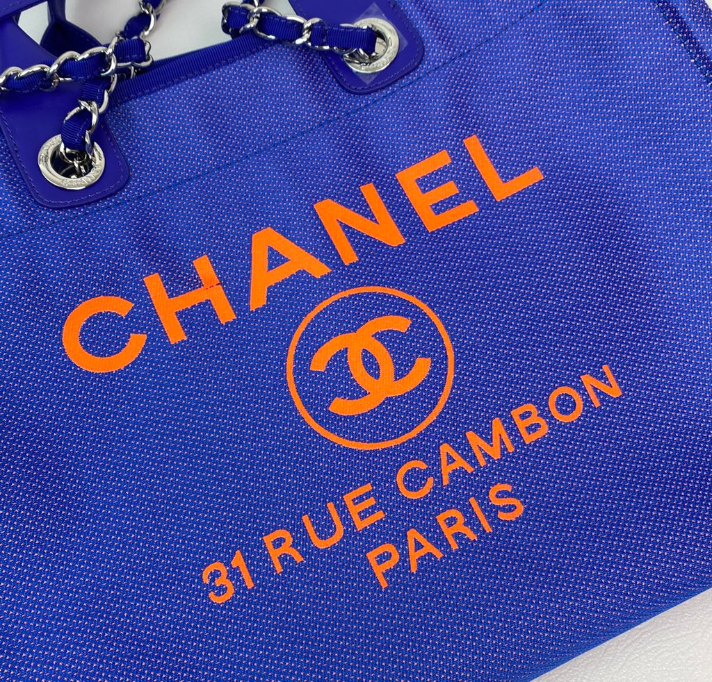 Chanel A66941 Large Shopping Bag A93786 Clothing Blue
