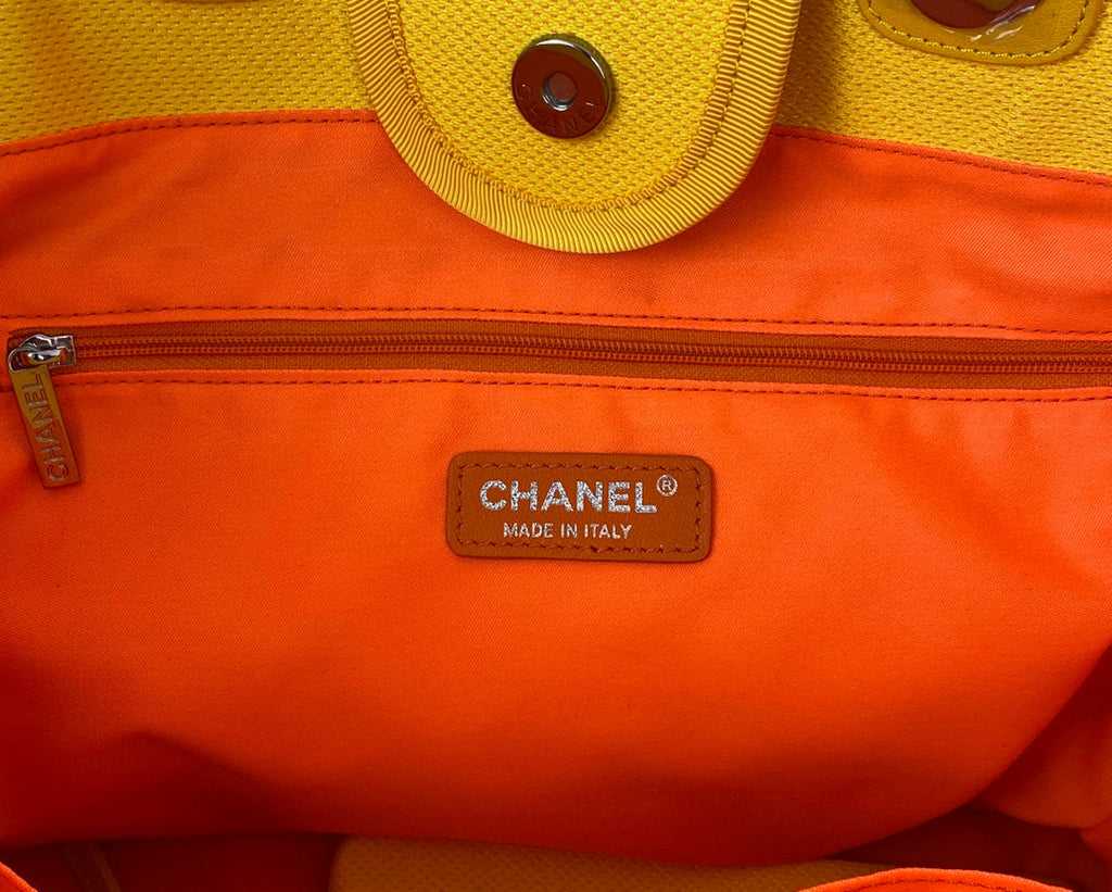 Chanel A66941 Large Shopping Bag A93786 Clothing Yellow