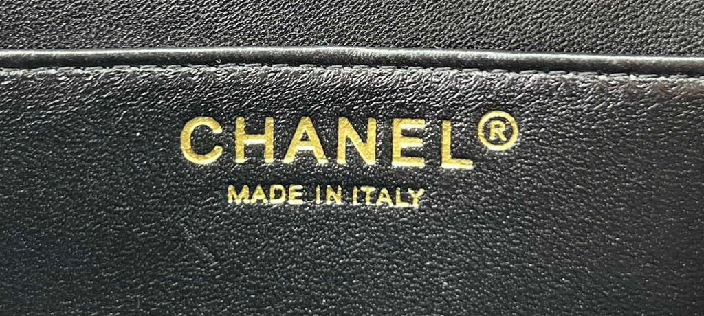 Chanel A69900 Mini Flap Bag Black Velvet Enamel Gold-Tone Metal