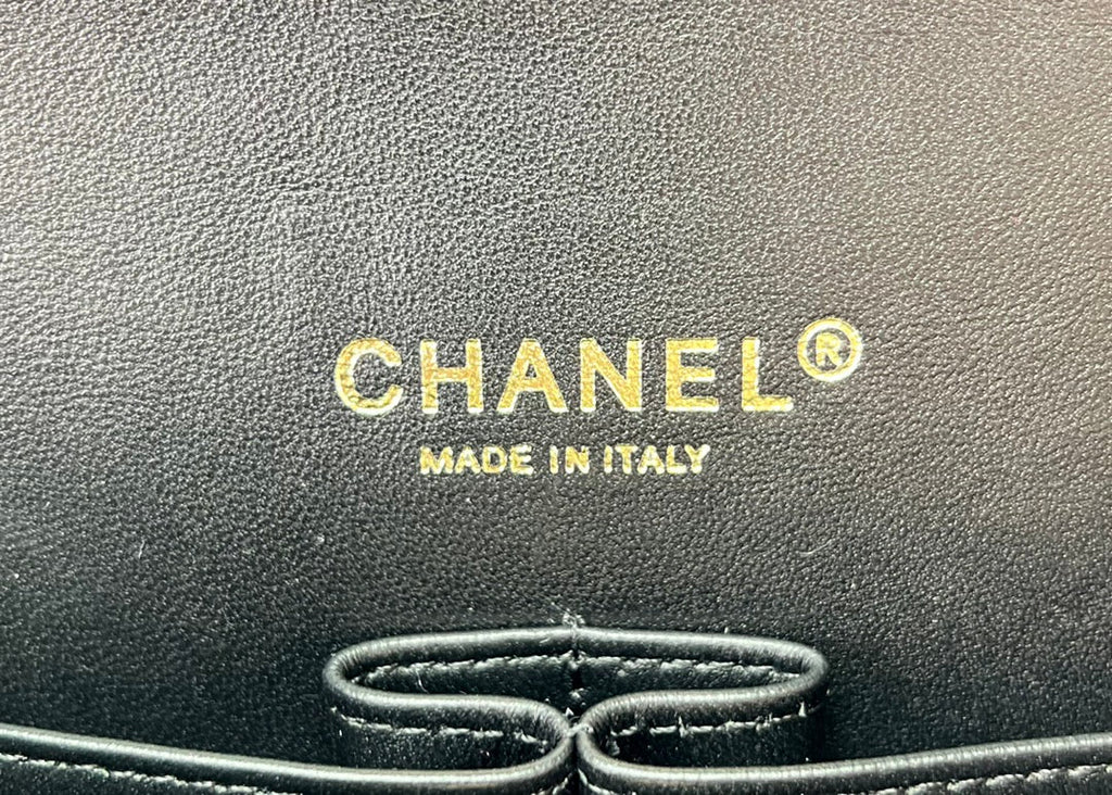 Chanel A69900 Mini Flap Bag Tweed Gold-Tone Metal Black