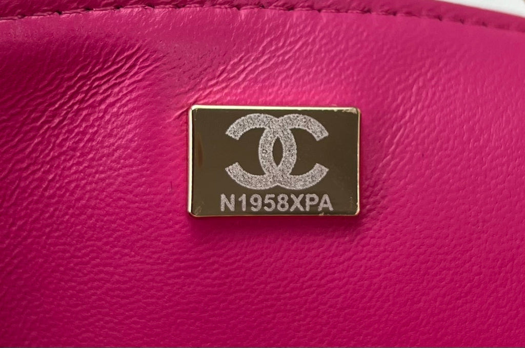 Chanel A69900 Mini Flap Bag Tweed Gold-Tone Metal Plum