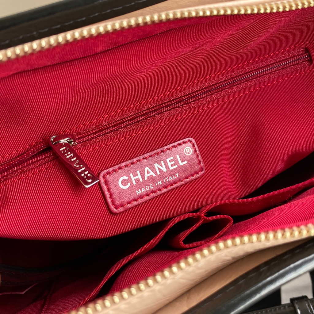 Chanel A93824 Gabrielle Large Hobo Bag Leather apricot