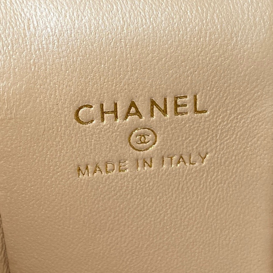 Chanel AP2730 Vanity Case Lambskin Black
