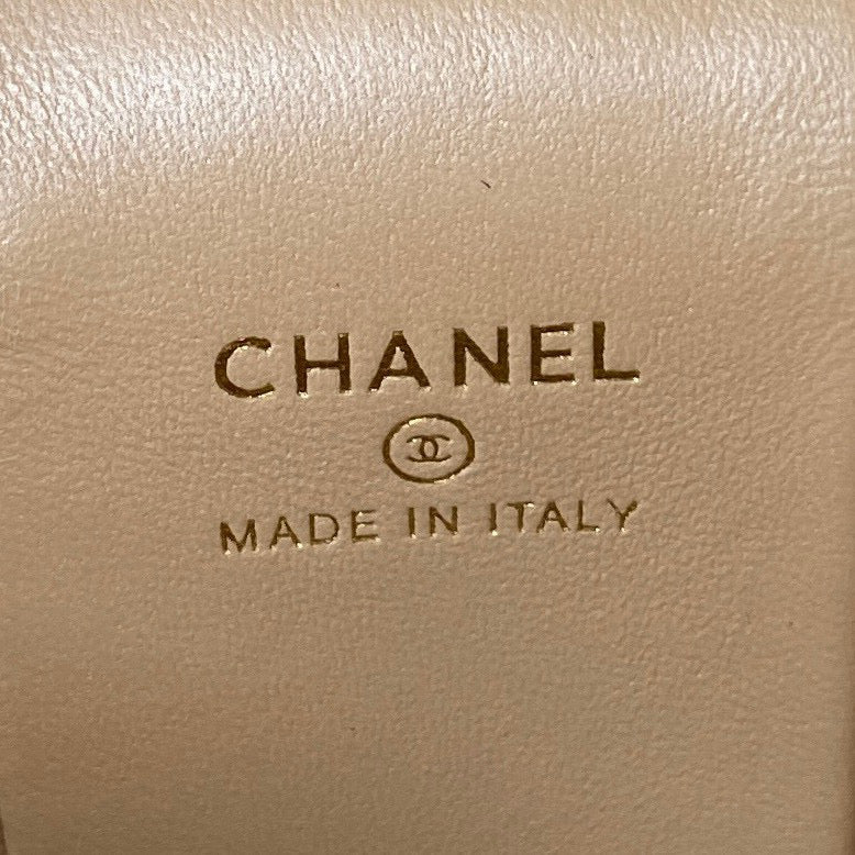 Chanel AP2730 Vanity Case Lambskin Blue