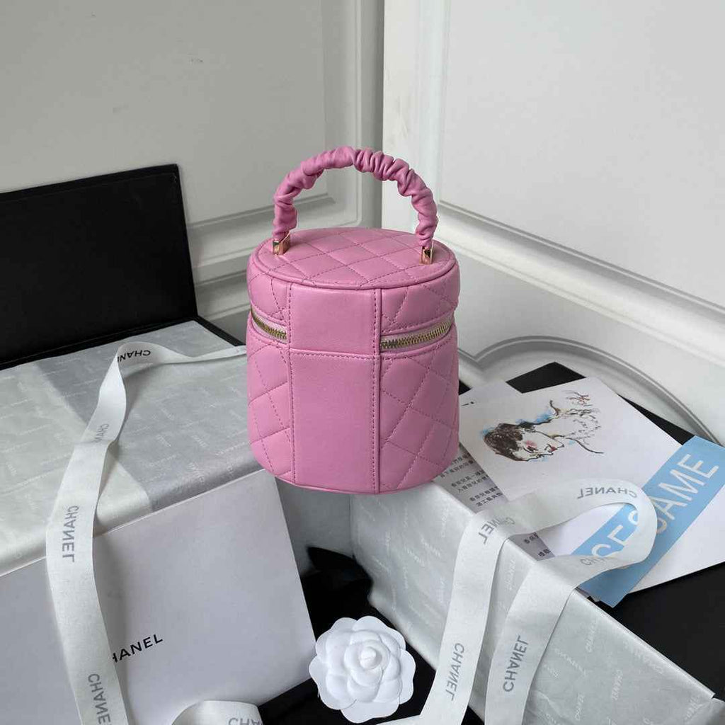 Chanel AP2730 Vanity Case Lambskin Pink