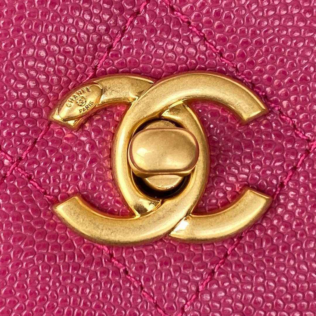 Chanel AP2840 Small Flap Bags Calfskin Purple