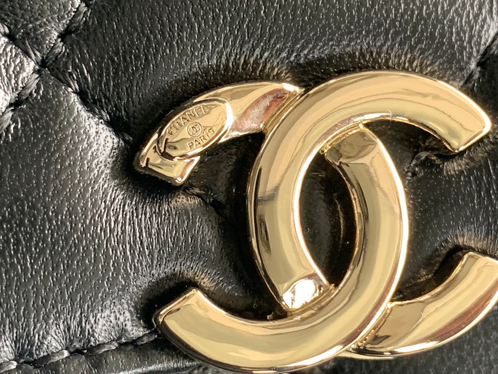 Chanel AP2844 Wallet On Chain Lambskin Black