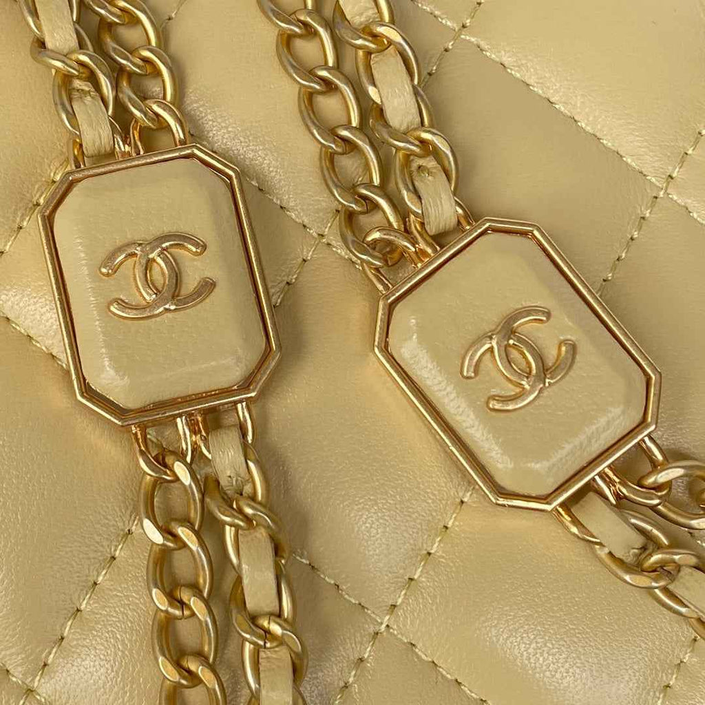 Chanel AP2923 Wallet on Chain Lambskin Beige