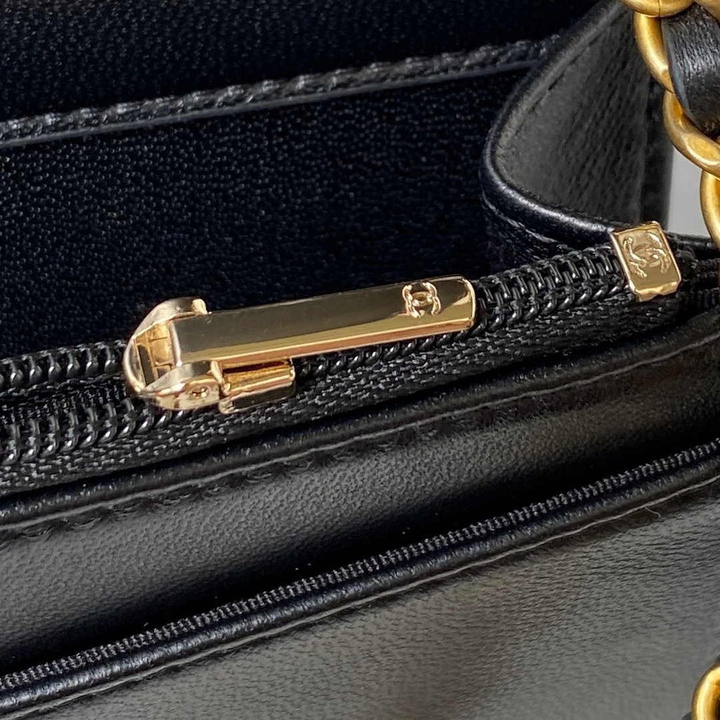 Chanel AP3363 Evening Clutch with chain Lambskin Black