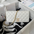 Chanel AP3363 Evening Clutch with chain Lambskin Beige