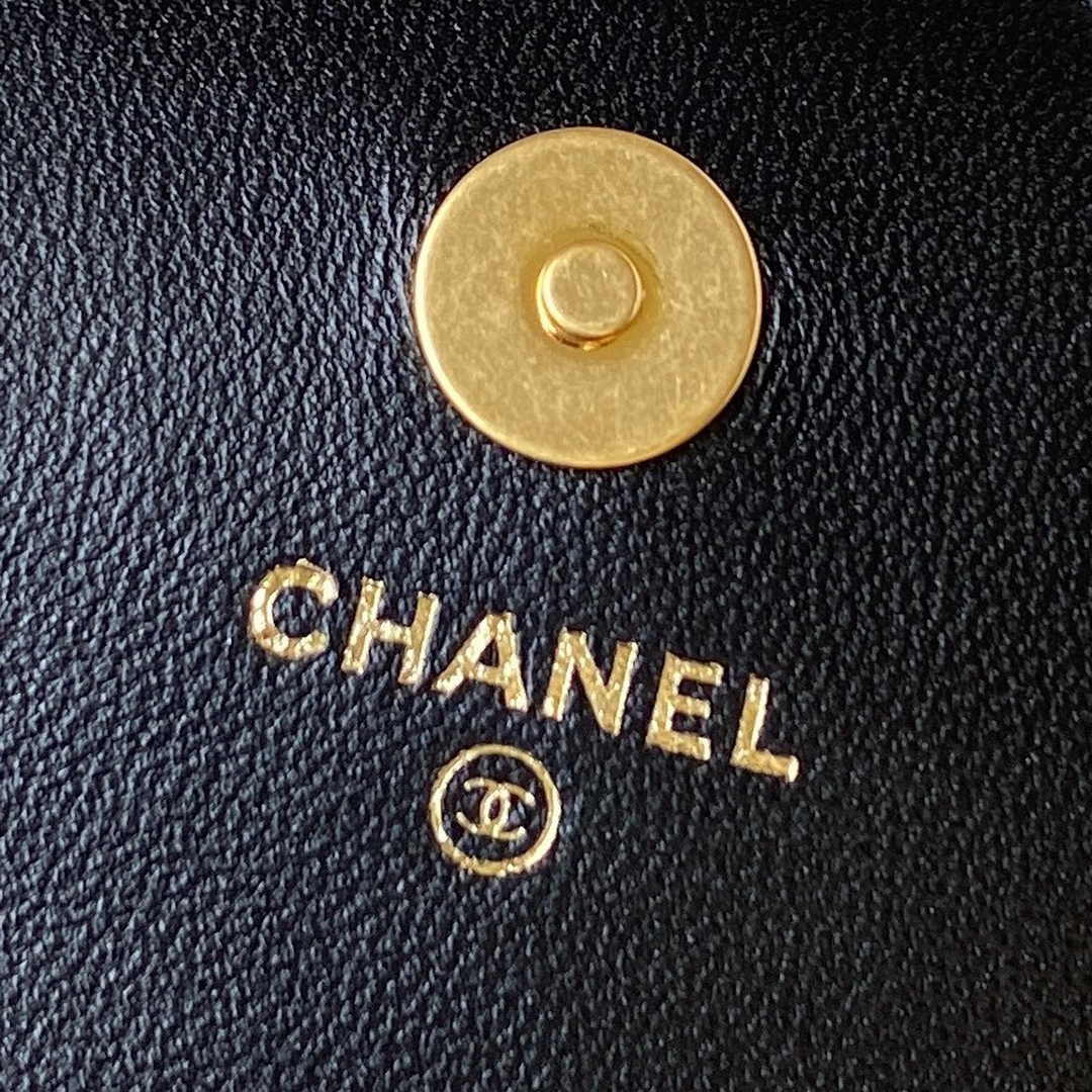 Chanel AP3363 Evening Clutch with chain Velvet Black