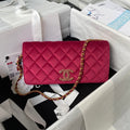 Chanel AP3363 Evening Clutch with chain Velvet Plum