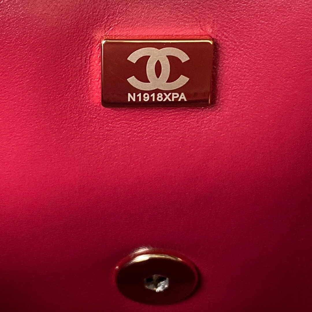 Chanel AP3791 Evening Clutch with chain Velvet Red