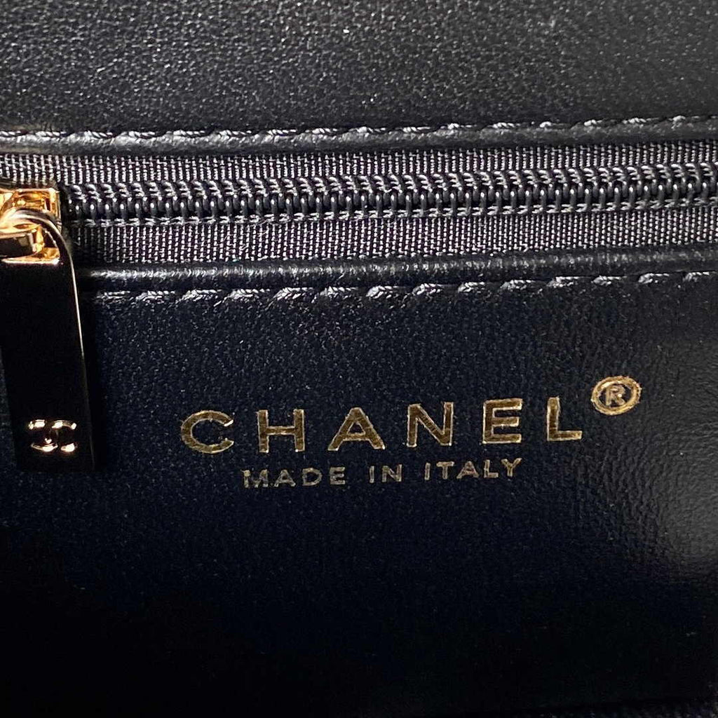 Chanel AP3791 Evening Clutch with chain Velvet Black