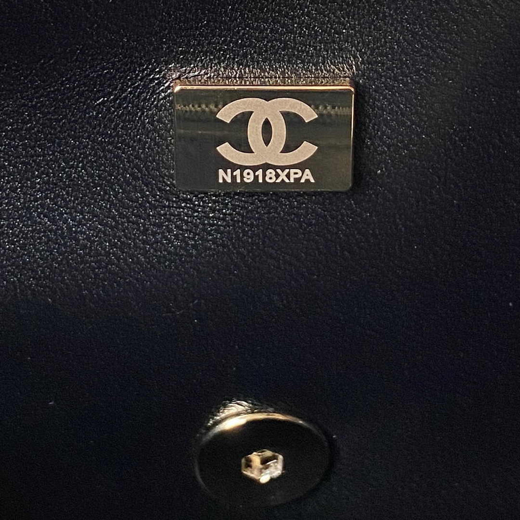 Chanel AP3791 Evening Clutch with chain Velvet Black