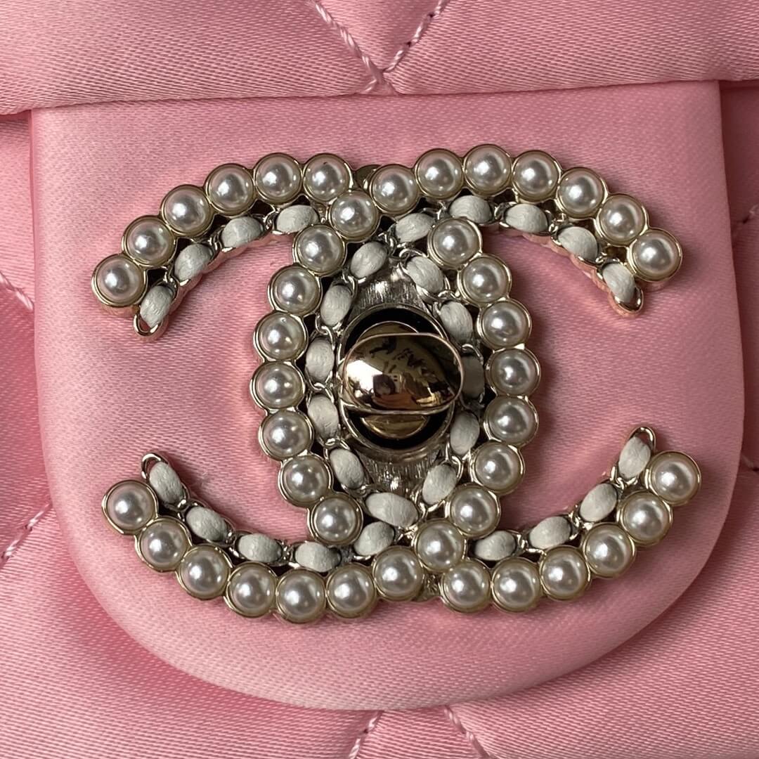 Chanel AP3791 Evening Clutch with chain Velvet Pink
