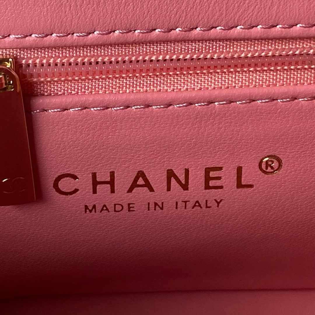 Chanel AP3791 Evening Clutch with chain Velvet Pink