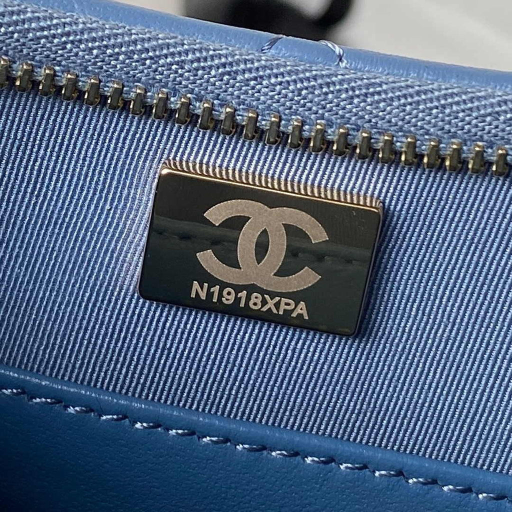Chanel AP4422 Hobo Bag Calfskin Blue