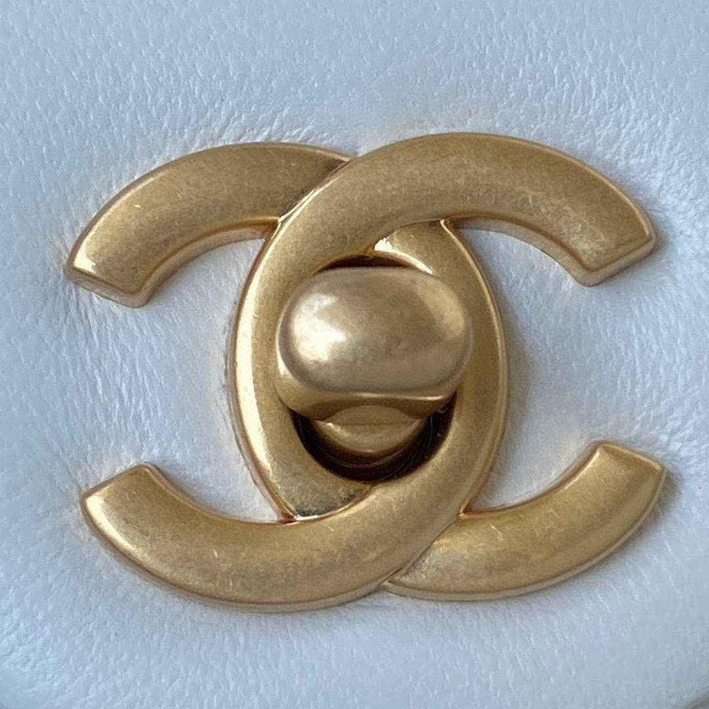 Chanel AS1786 Mini Flap Bag Lambskin white