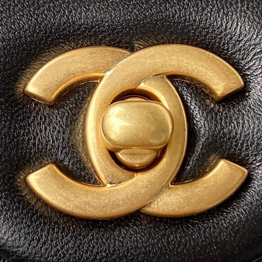 Chanel AS1786 Mini Flap Bag Lambskin Black