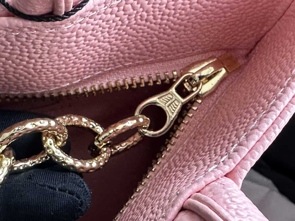 Chanel AS1804 Top Handle Bag Calfskin Pink