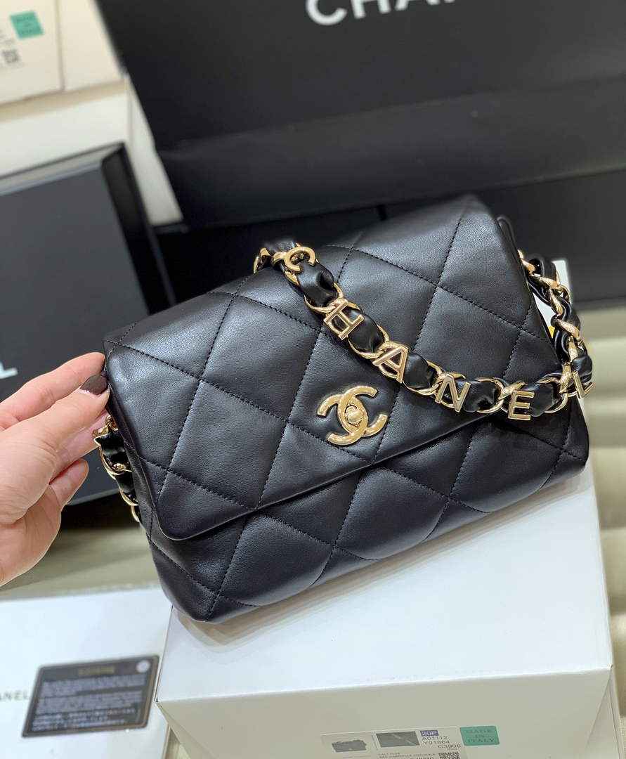 Chanel AS2299 Flap Shoulder Bag In Black