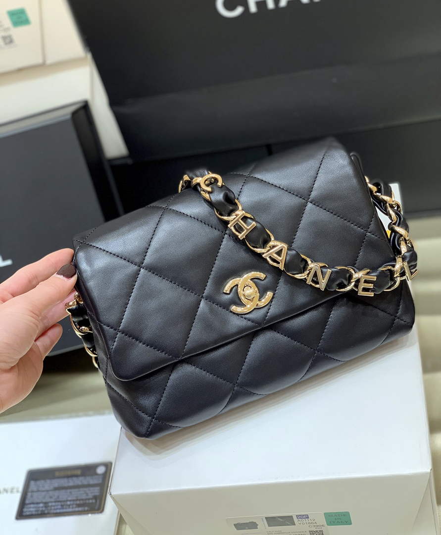 Chanel AS2299 Flap Shoulder Bag In Black