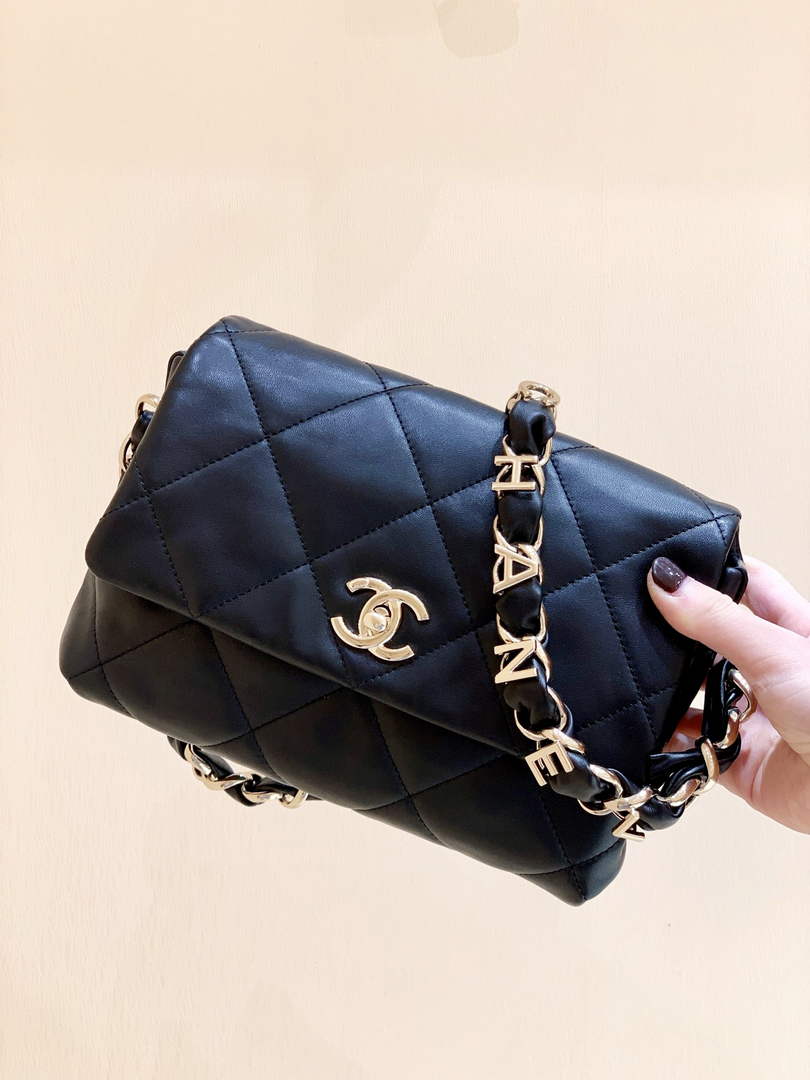 Chanel AS2299 Flap Shoulder Bag In Black