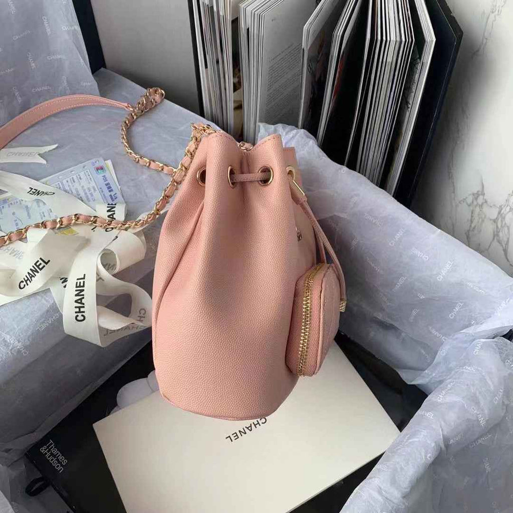 Chanel AS2318 Backpack Always Miss Him Calfskin in Pink