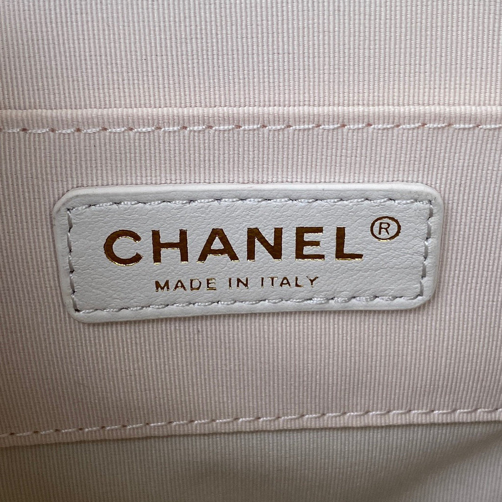 Chanel AS2908 Backpack Duma Lambskin in White