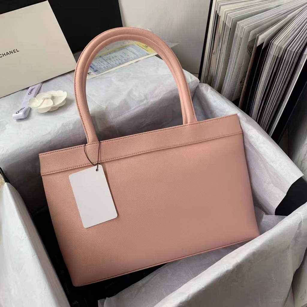 Chanel AS3048 Large Shopping Bag Calfskin In Pink