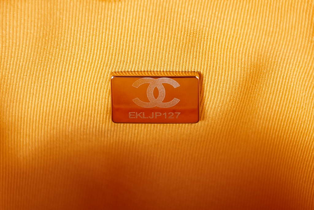 Chanel AS3150 tennis racket crossbody bag Yellow